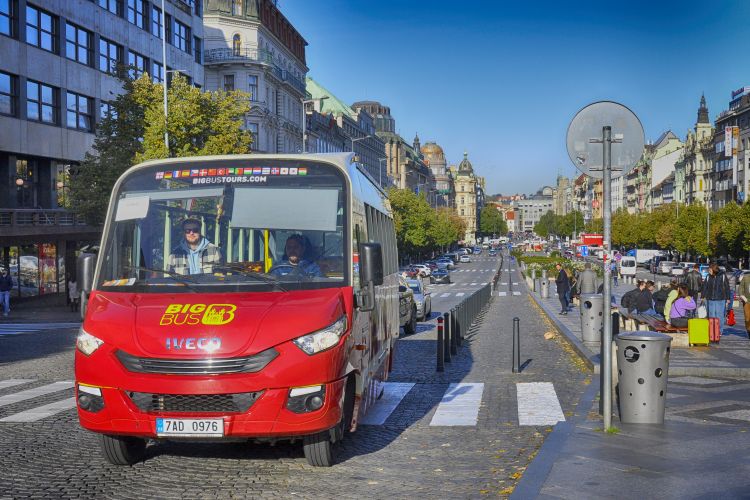 BIG BUS stop Václavské náměstí