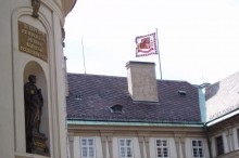 Prague Castle - flag