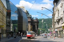 View of the National Theater from the National Avenue
