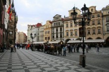 Old Town square at the Astronmical clock