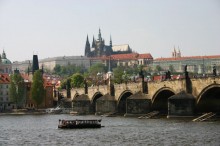 Panorama Pražského hradu a Karlova mostu