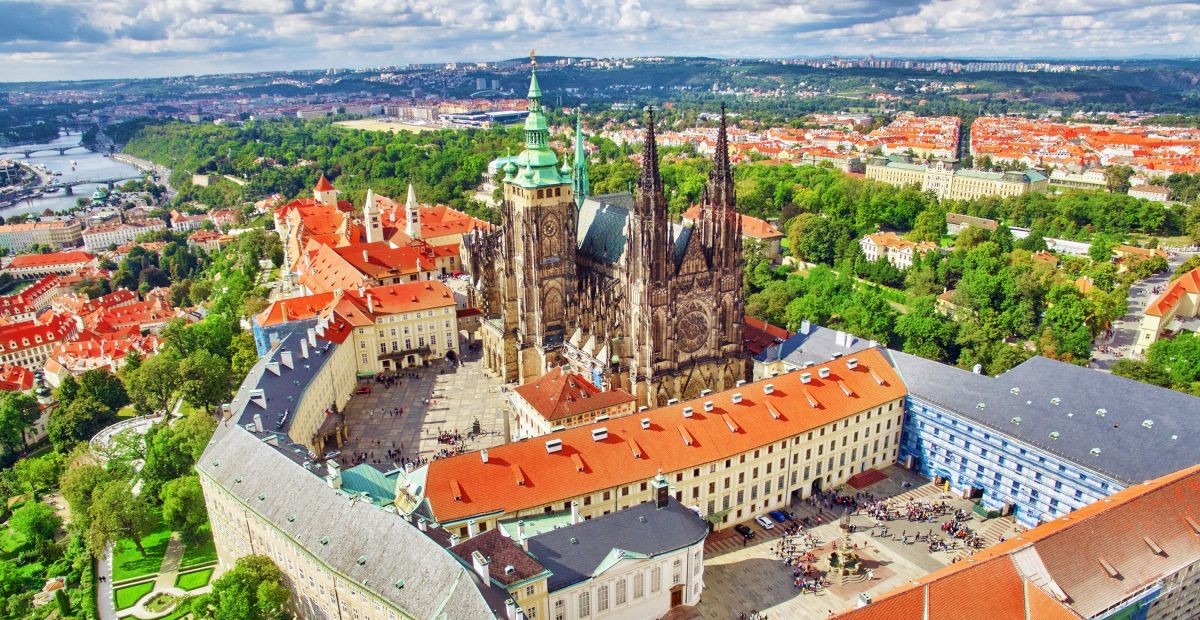 El Castillo de Praga en detalle